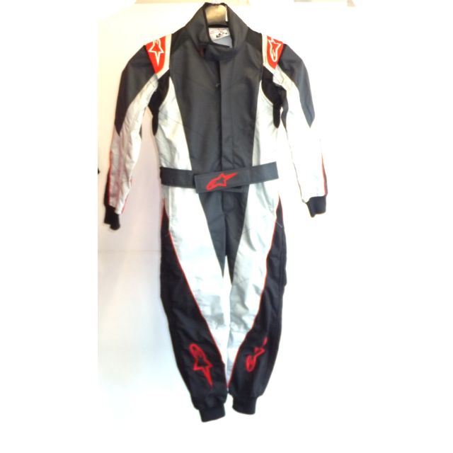 Overall Alpinestars KMX-5 S anthrazit/silber/rot 150