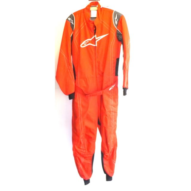 Overall Alpinestars KMX-9 dunkelrot/anthrazit/weiss 52