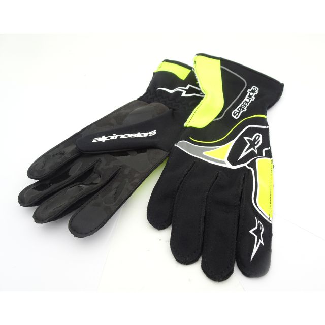 Handschuhe Alpinestars Tech-1 KX v3 schwarz-gelb-fluo L