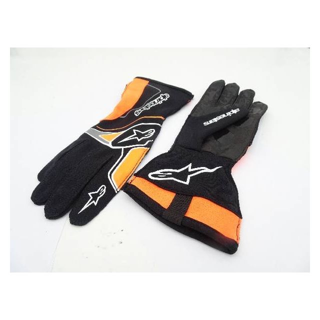 Handschuhe Alpinestars Tech-1 KX v3 schwarz-orange-fluo XL