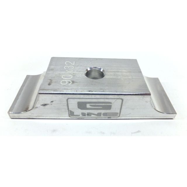 Motorbockgegenstück Gline 90x32x35 Alu schmal