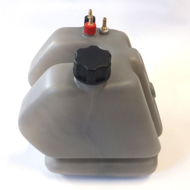 Benzintank T-Group 8,5 L mit Rücklauf KZ dunkel