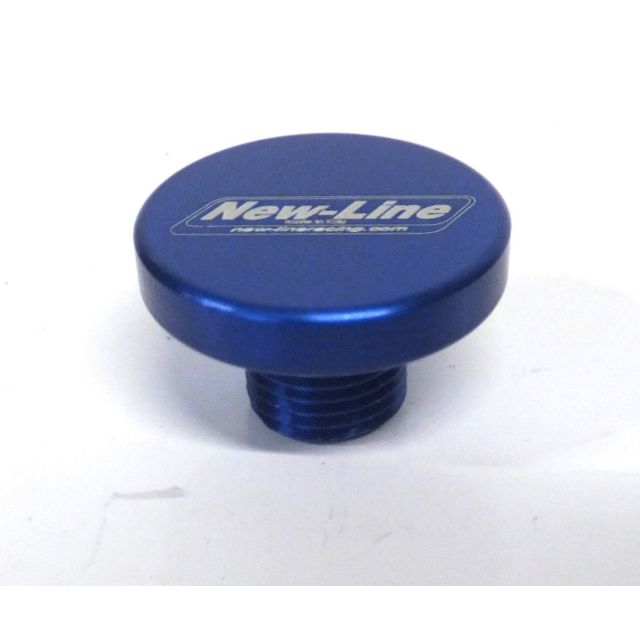 Verschlussschraube Newline Kerzenöffnung Motor blau
