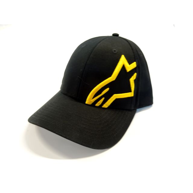 Mütze Alpinestars schwarz-gelb