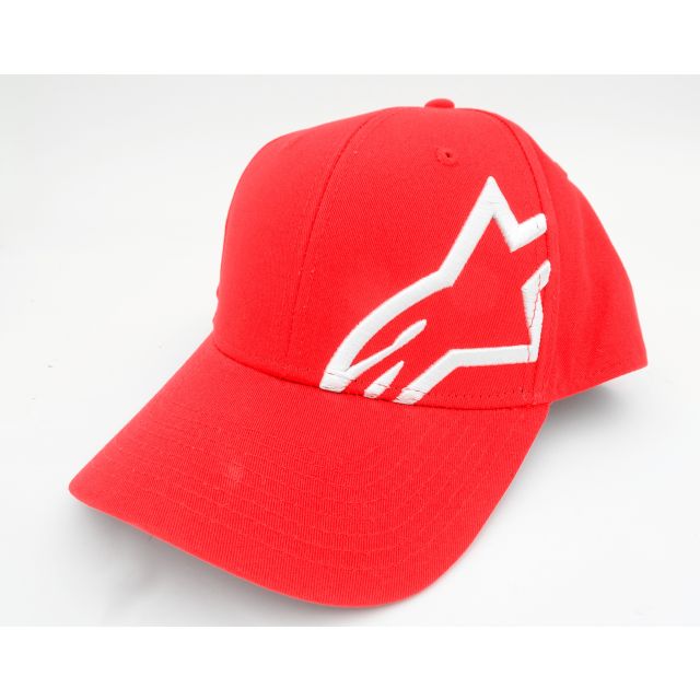 Mütze Alpinestars rot-weiss