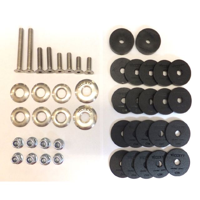 Sitzschraubenset Tillett extra flach Inox