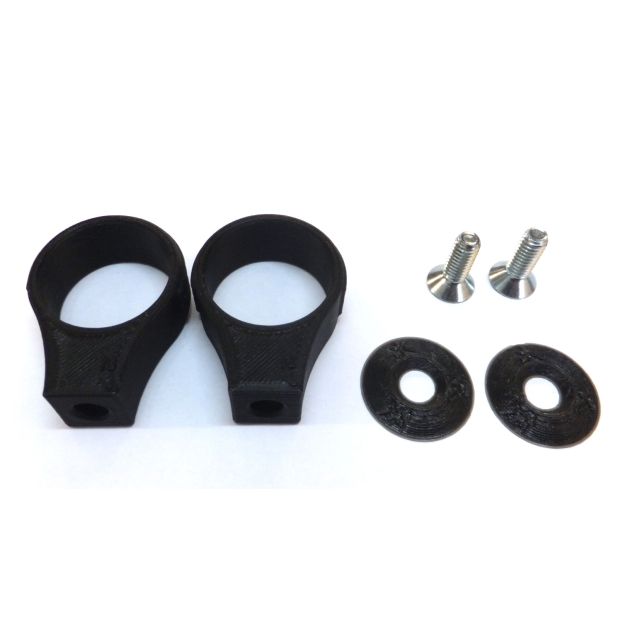 Wasserschlauchführung SKP Set (2 Stück) für 27mm Schlauch schwarz