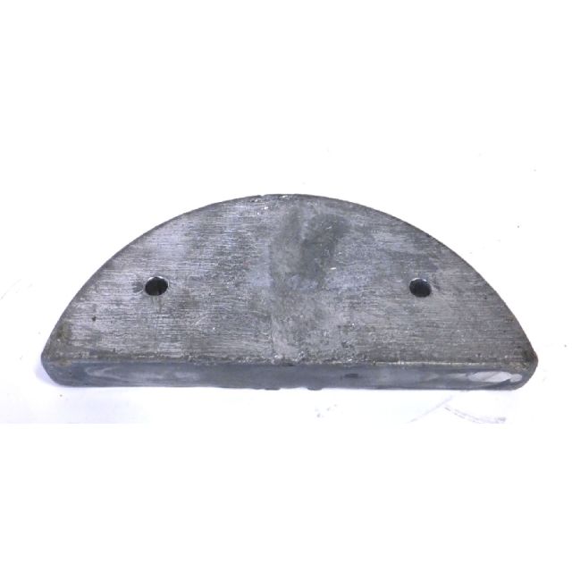 Bleibarren 2,0 kg halbrund mit Löcher