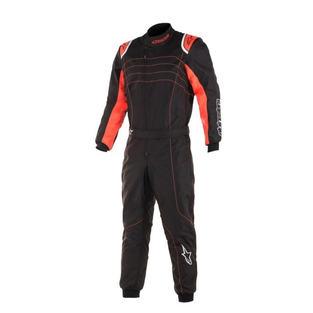 Overall Alpinestars KMX-9 v2 schwarz/rot-fluo 140