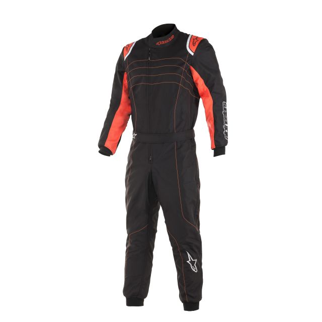 Overall Alpinestars KMX-9 v2 schwarz-rot-fluo 40