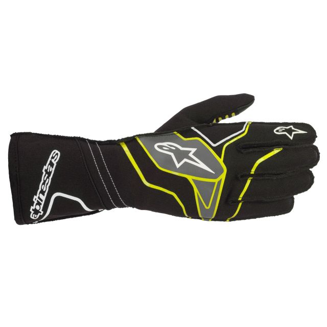 Handschuhe Alpinestars Tech-1 KX v2 schwarz-gelb-fluo-anthrazit M