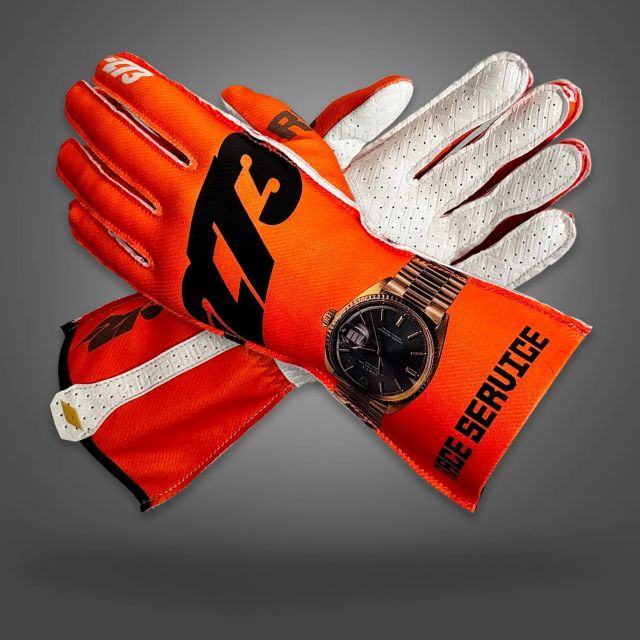 Handschuhe Minus 273 Race Service fluo orange asymetric M 