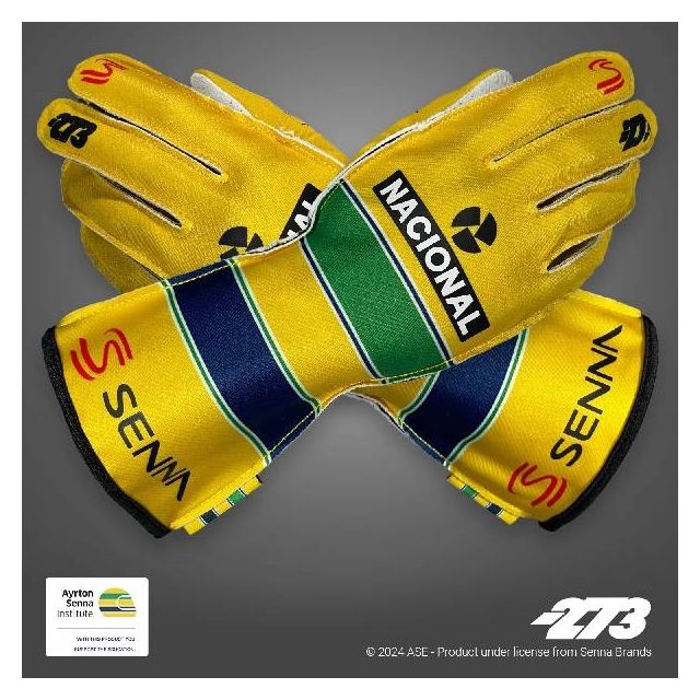 Handschuhe Minus 273 Ayrton Senna gelb S 