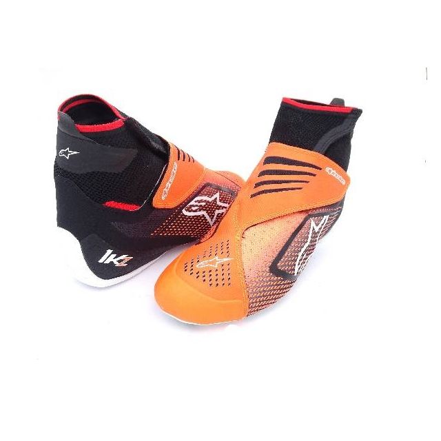 Schuhe Alpinestars Tech-1 KZ v2 schwarz-orange-fluo 40 